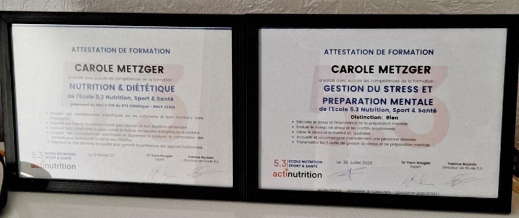 photo diplome Metzger Carole