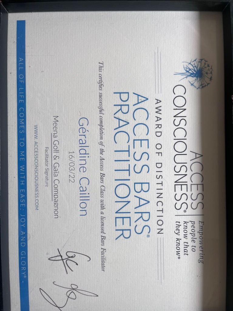 photo diplome Géraldine Caillon