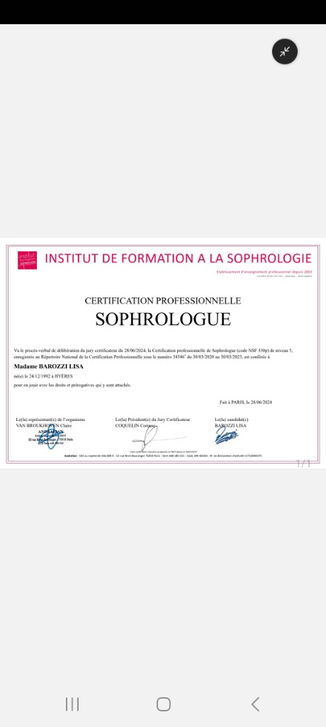 photo diplome Lisa Barozzi