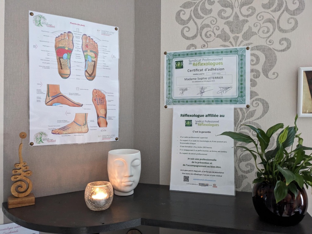 photo seance Sophie LETERRIER REFLEXOLOGIE