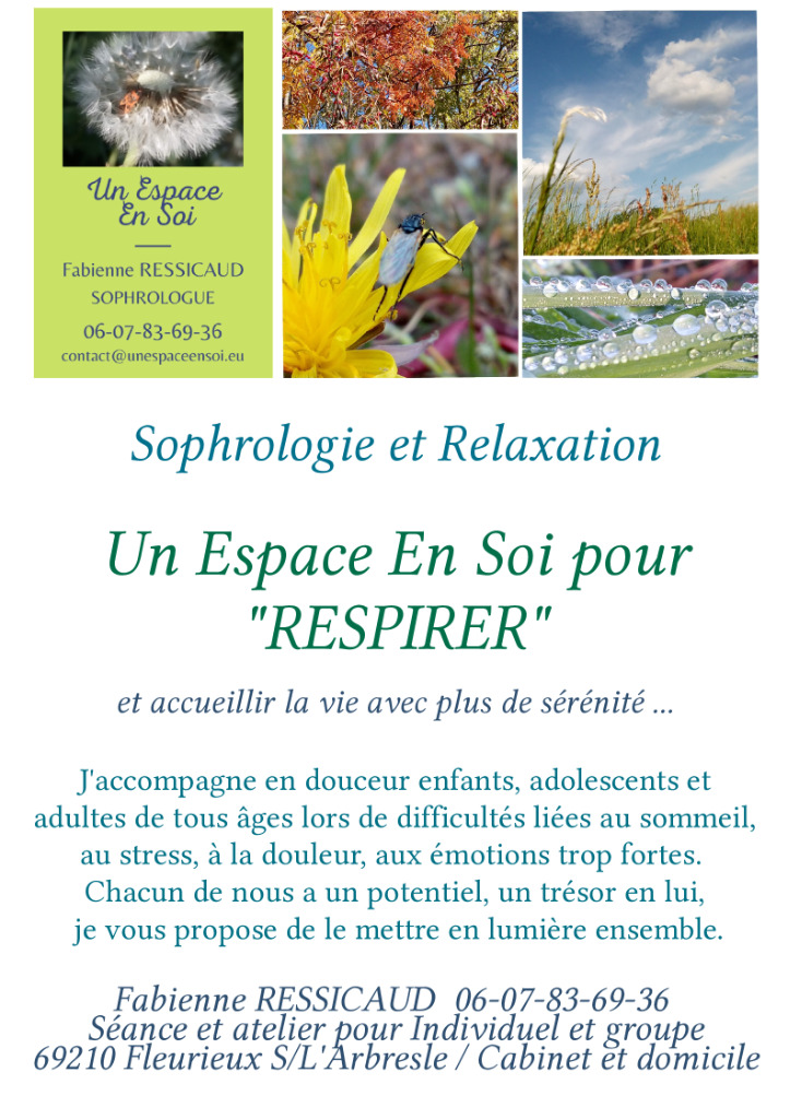 photo seance Fabienne RESSICAUD Sophrologue Un Espace En Soi