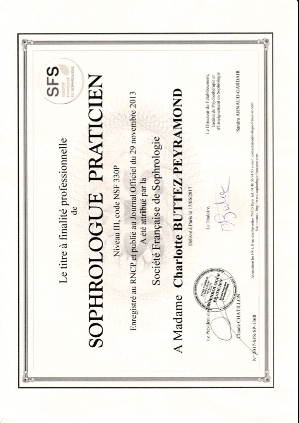 photo diplome Peyramond Charlotte