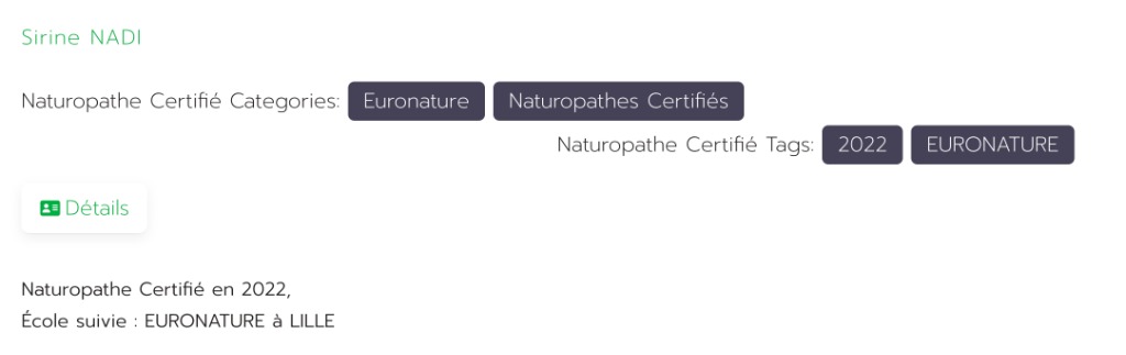 photo diplome Sirine NADI