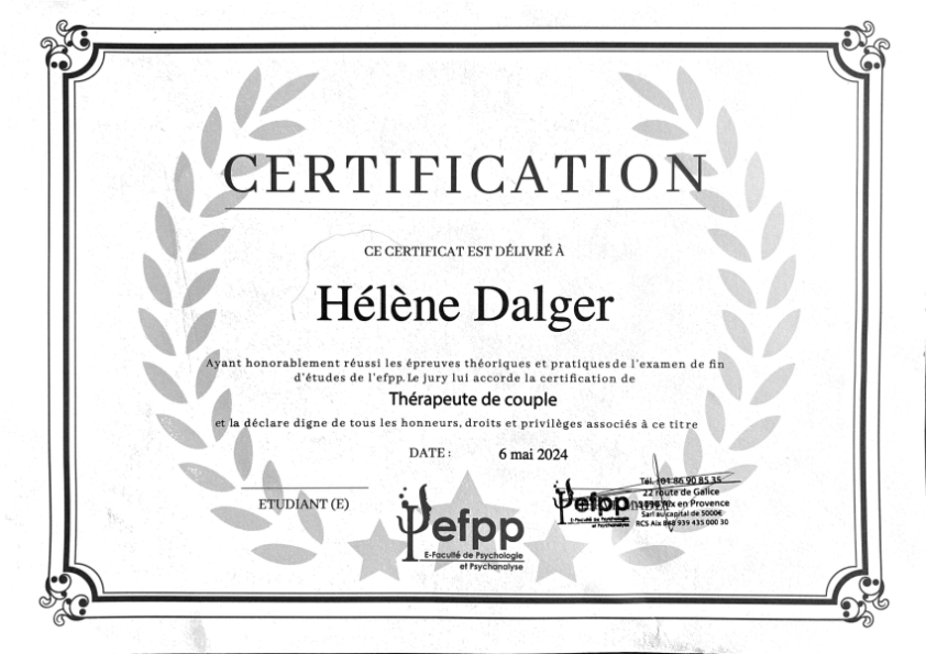 photo diplome Hélène