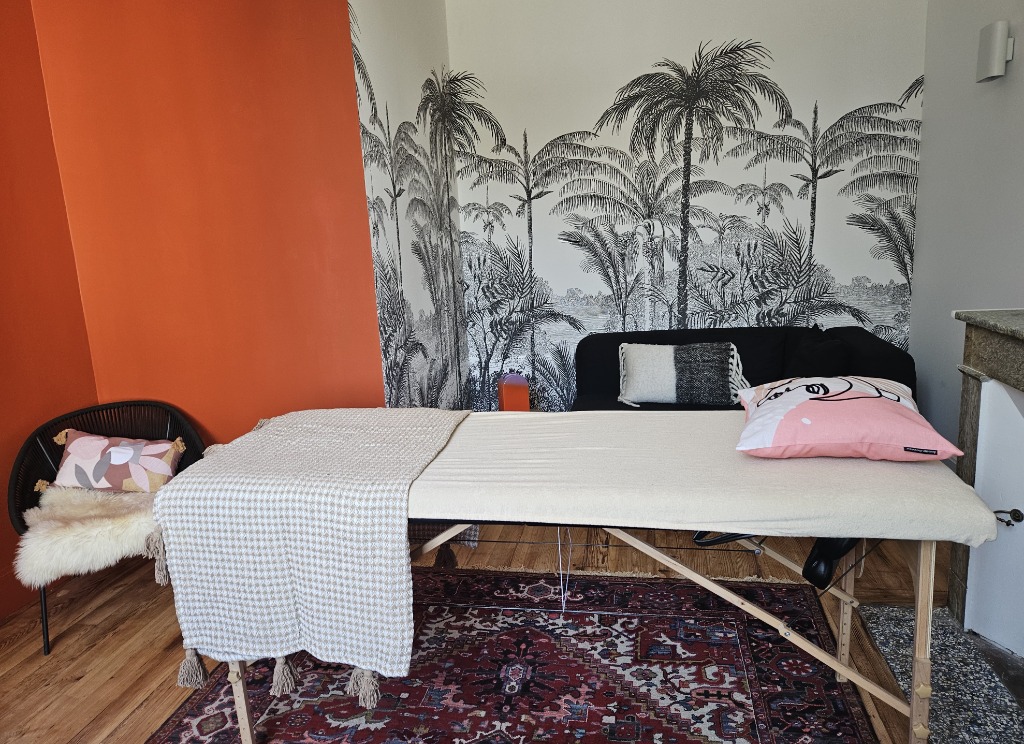 photo seance Charlotte Castelle Kinésiologue