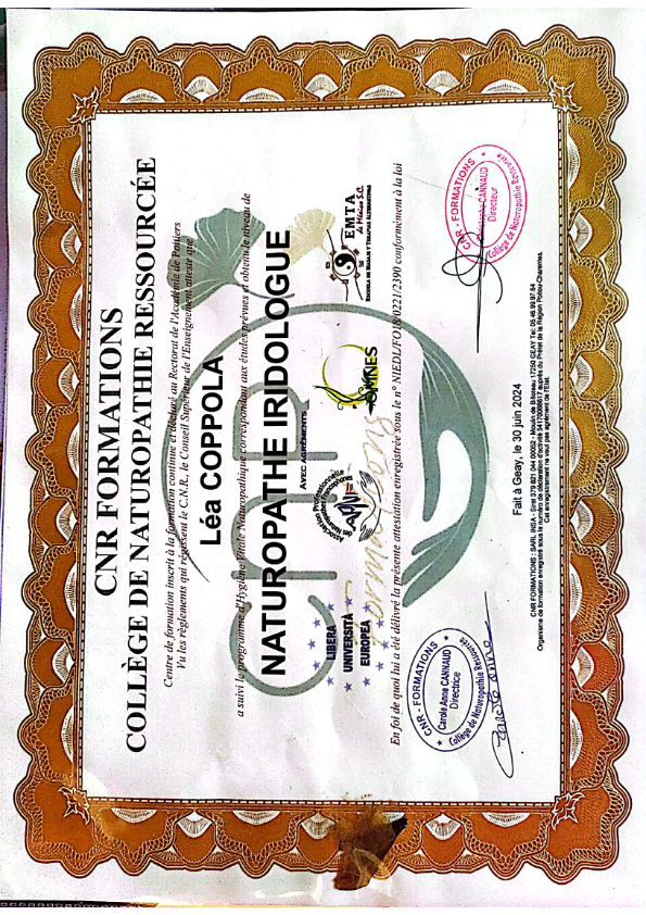 photo diplome Léa Coppola