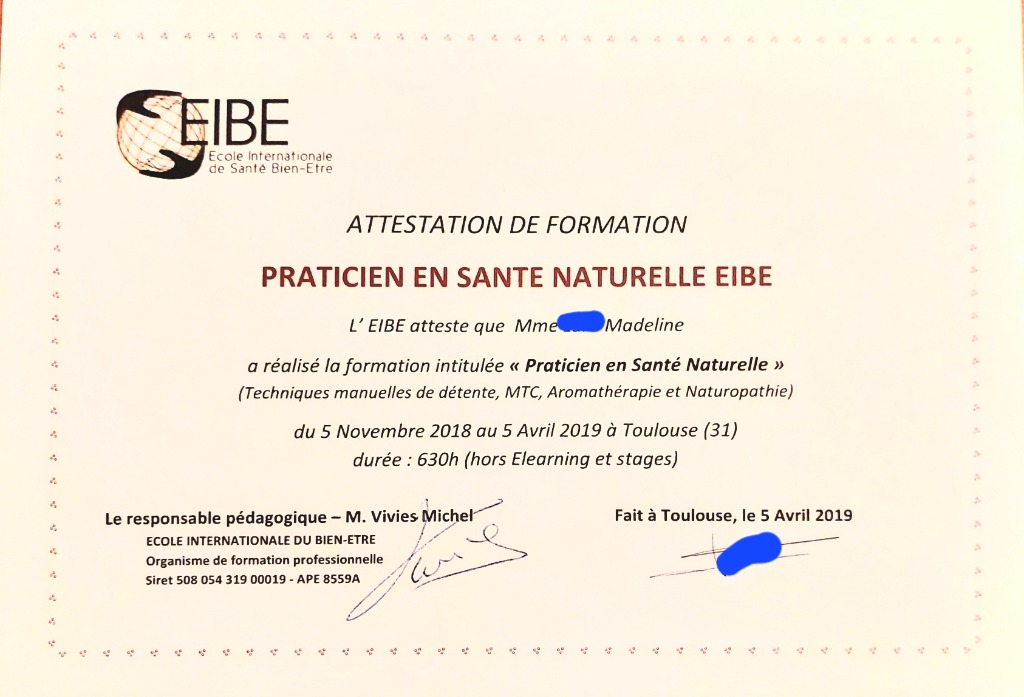 photo diplome Astréhia 