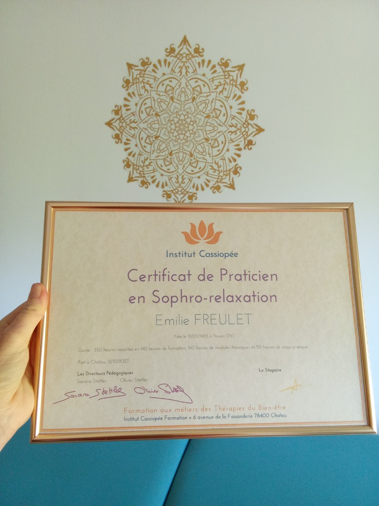 photo diplome Un chemin vers soi