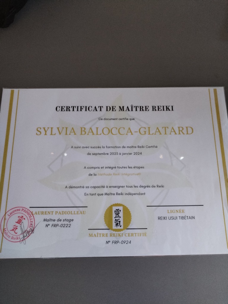 photo diplome Sylvia Balocca-Glatard