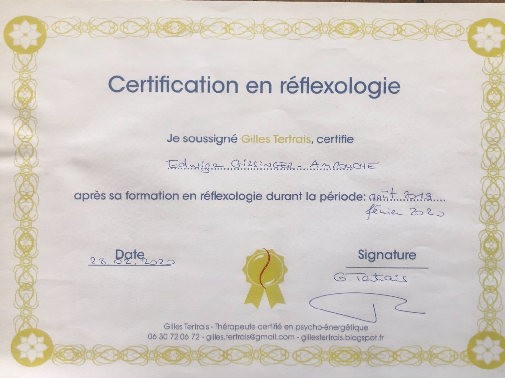 photo diplome Edwige Gissinger