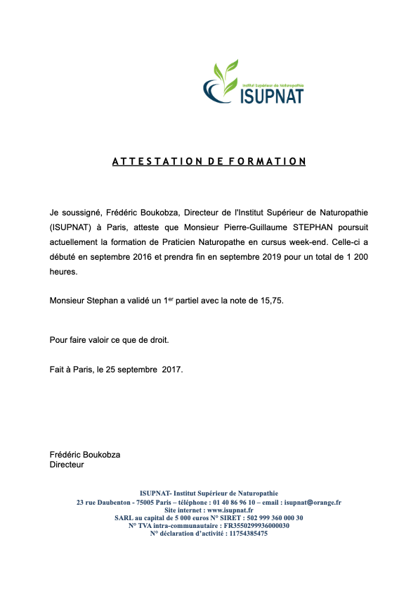 photo diplome Pierre-Guillaume Stephan