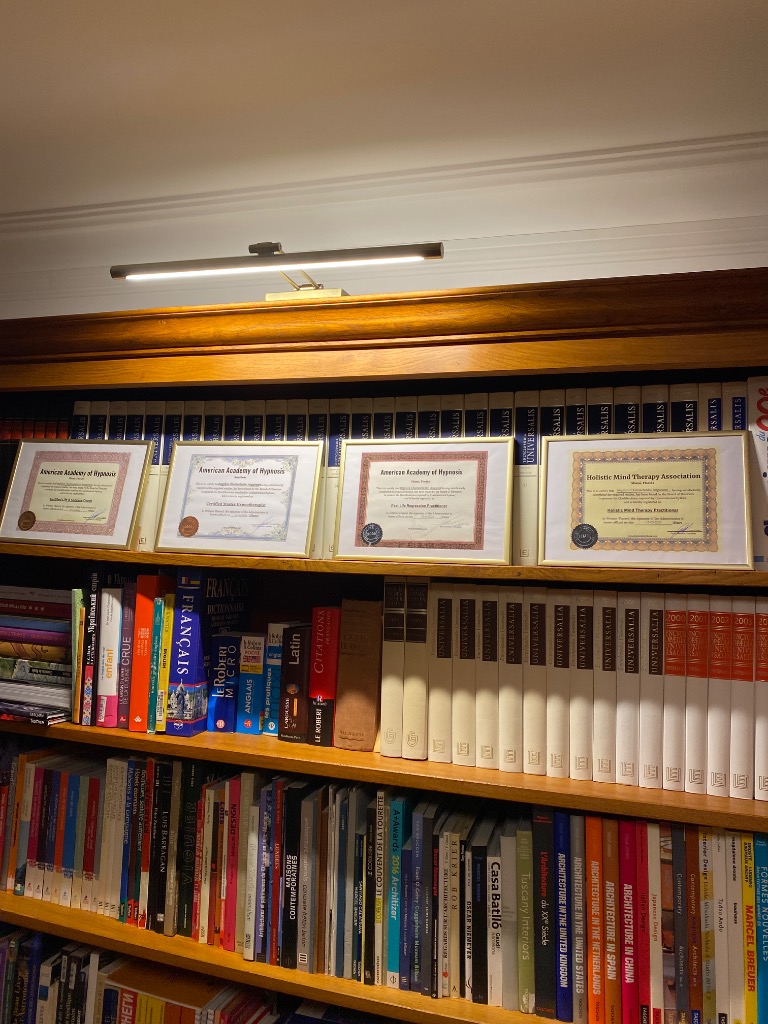 photo diplome Angelica Hypnothérapeute - cursus américain