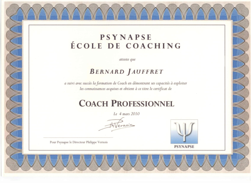 photo diplome Bernard Jauffret 