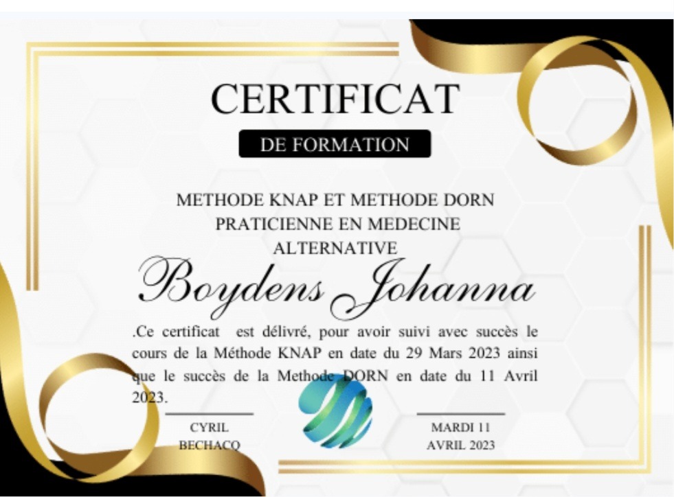 photo diplome Johanna Boydens