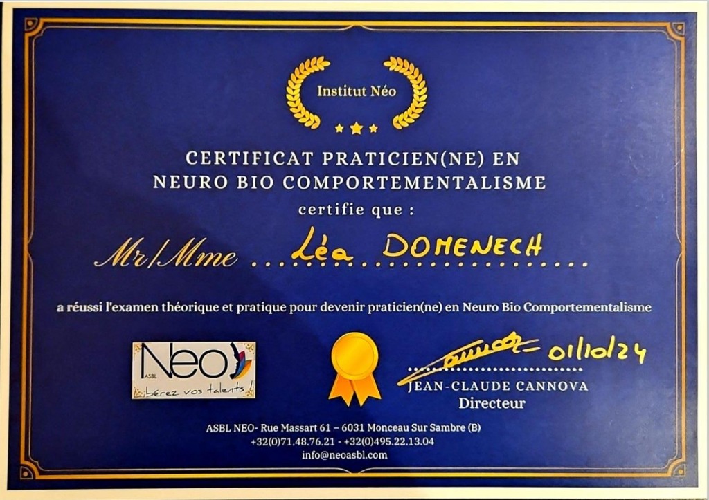 photo diplome Léa Domenech 