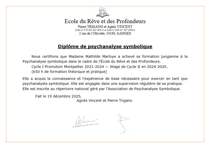 photo diplome Mathilde Marloye