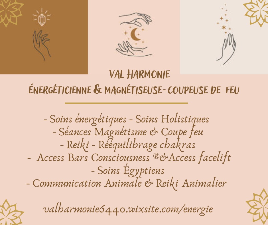 photo diplome VAL HARMONIE Magnétiseuse/coupeuse de feu