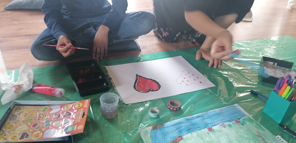 photo seance Odyssée Art Thérapie