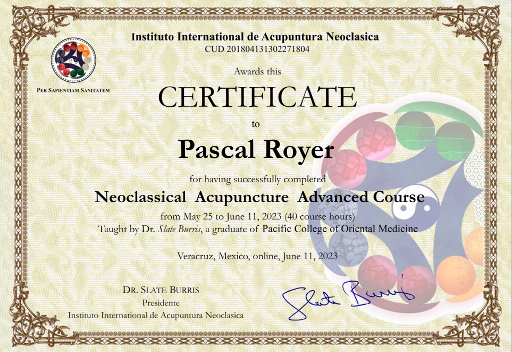 photo diplome Pascal Royer