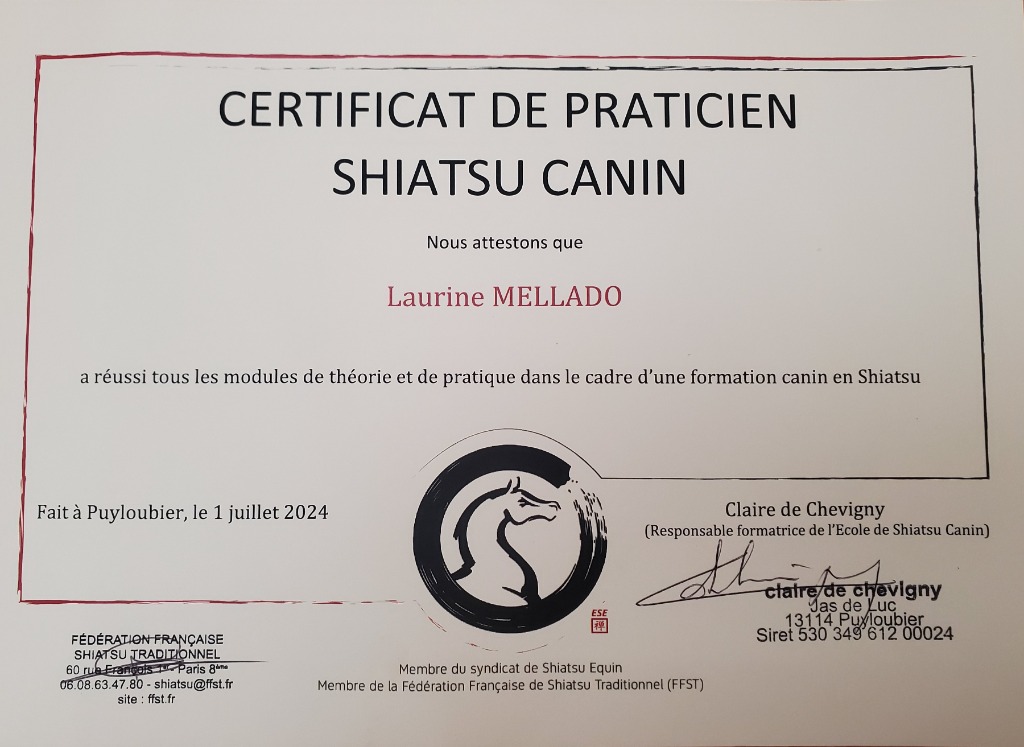 photo diplome Laurine Mellado