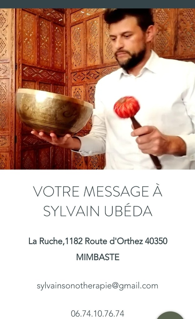 photo portrait Sylvain sonothérapie 