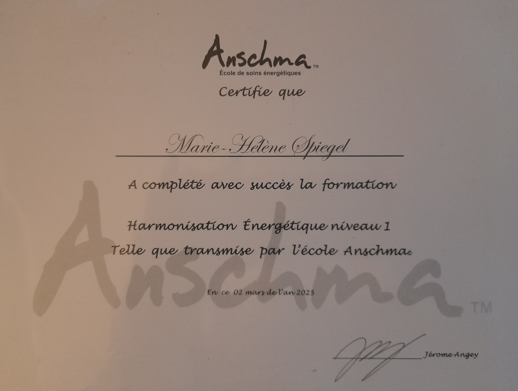 photo diplome Marie-hélène SPIEGEL