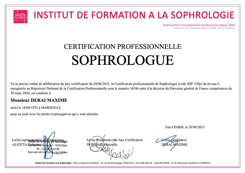 photo diplome Maxime derai