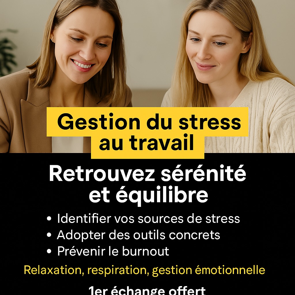photo seance Gessica B - gestion du stress RPS/QVCT