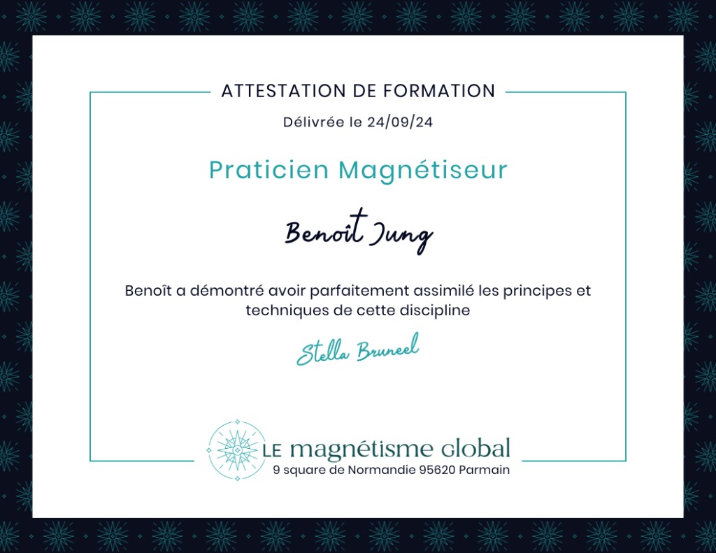 photo diplome Benoît Jung