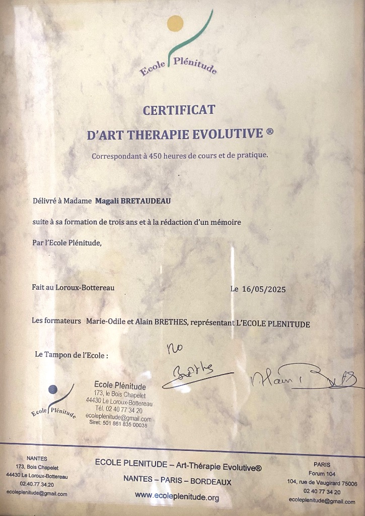 photo diplome Magali Bretaudeau