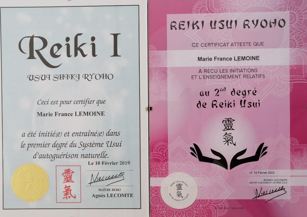 photo diplome Au Cœur de Soi