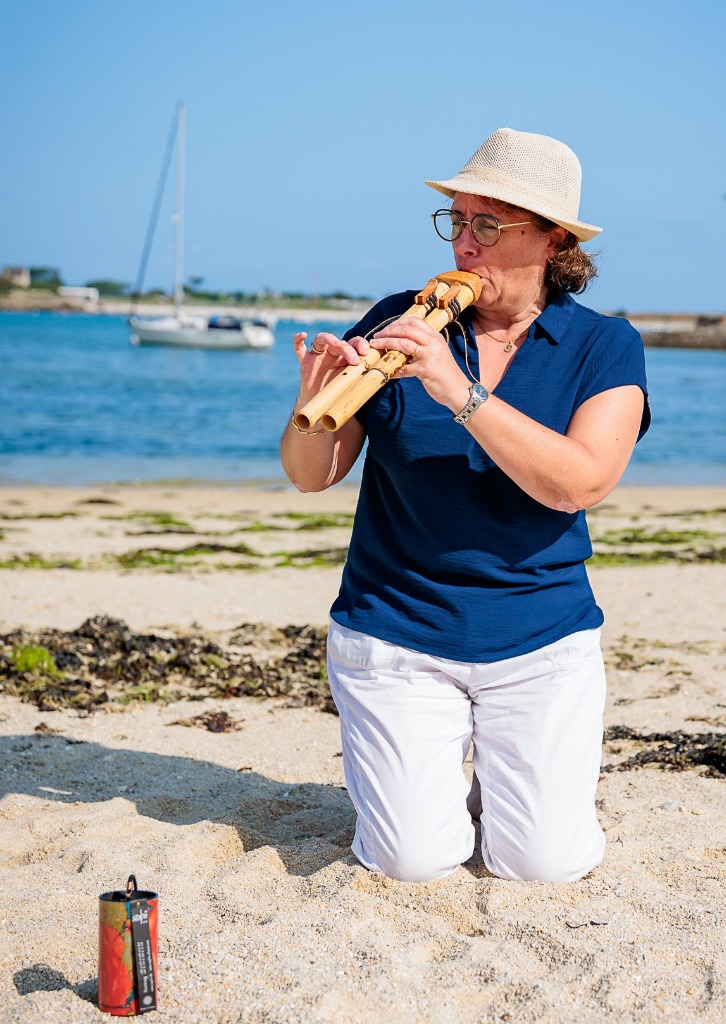 photo portrait Odile TULOUP / Souffle de Vibra-Sons