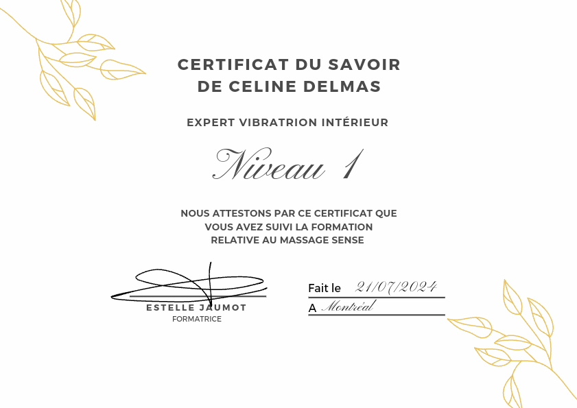 photo diplome Delmas Céline 