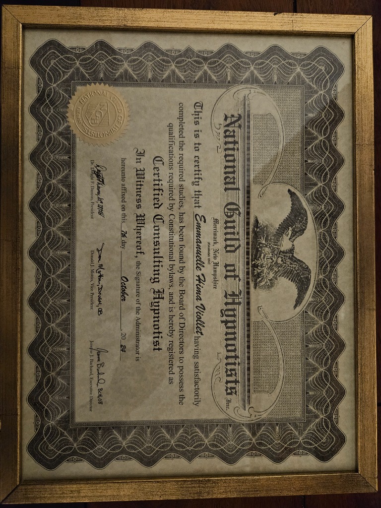 photo diplome Emmanuelle Hima VIOLLET