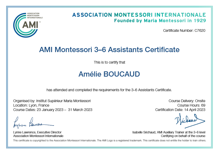 photo diplome Enfance Alterre