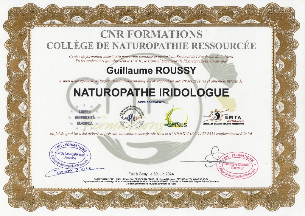 photo diplome Guillaume Roussy