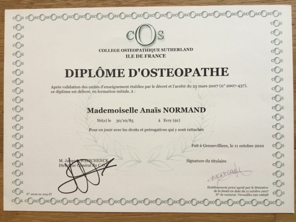 photo diplome Normand Hardy