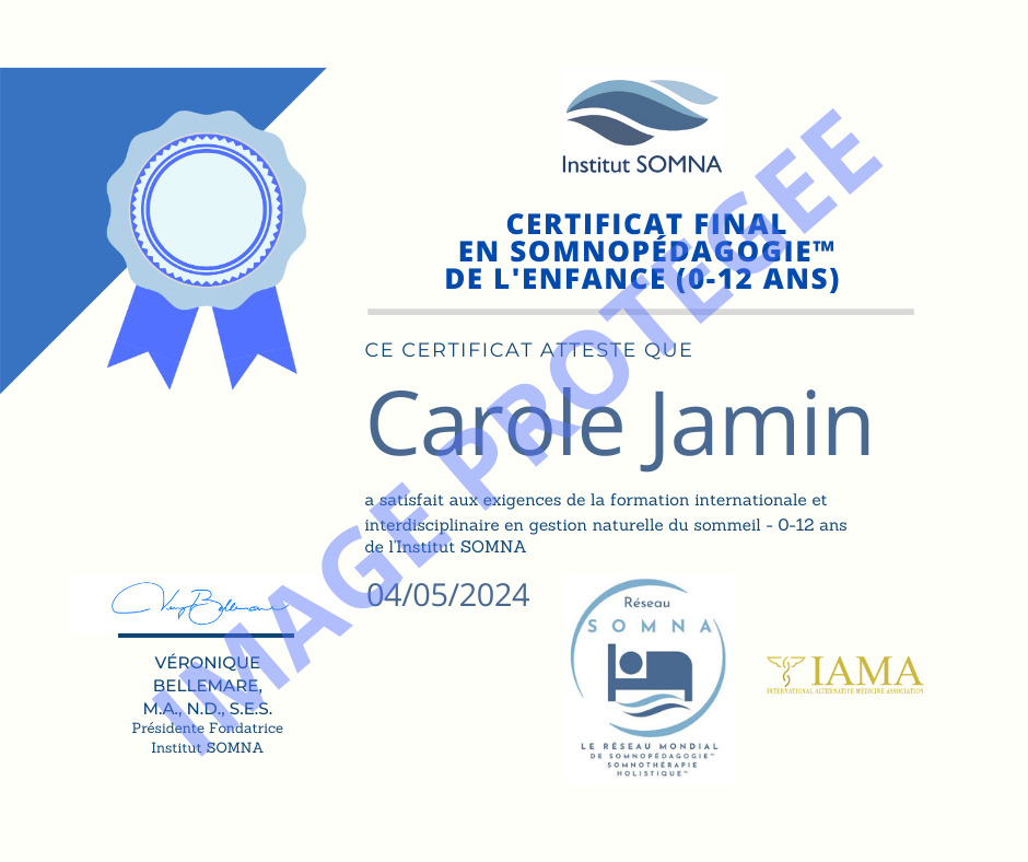 photo diplome Carole JAMIN