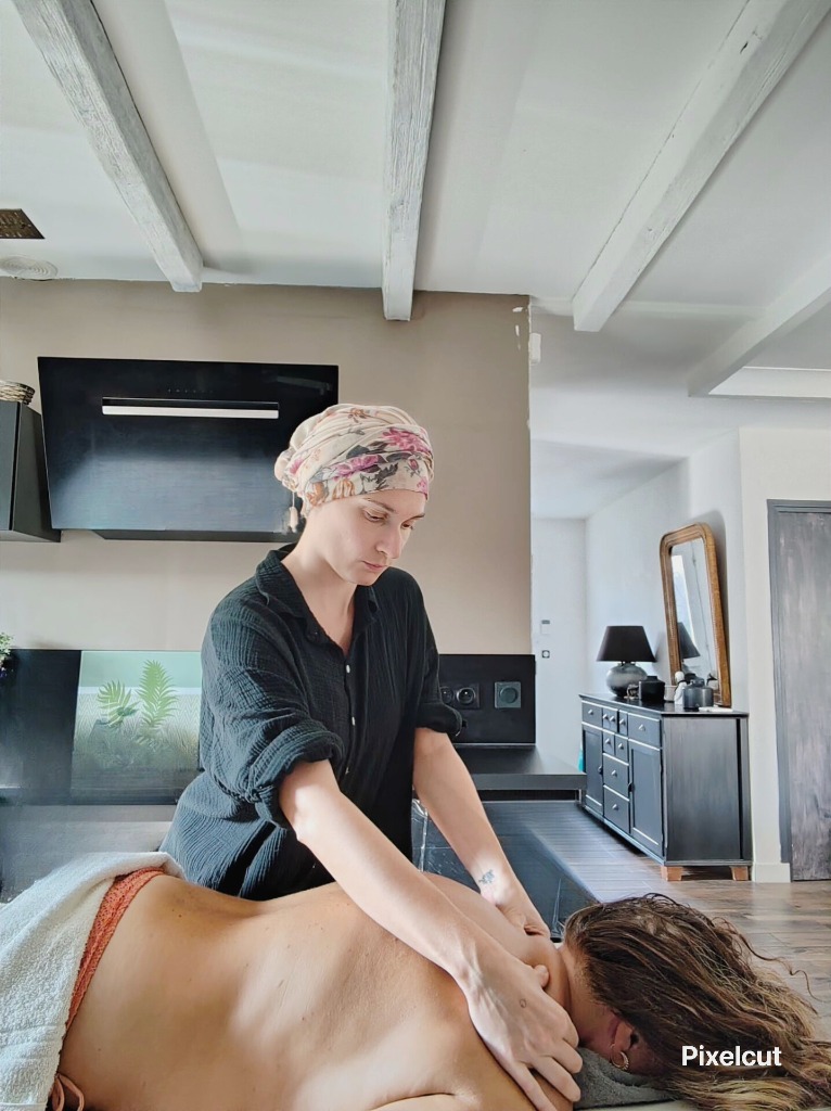 photo seance Kelly bonaventura massages