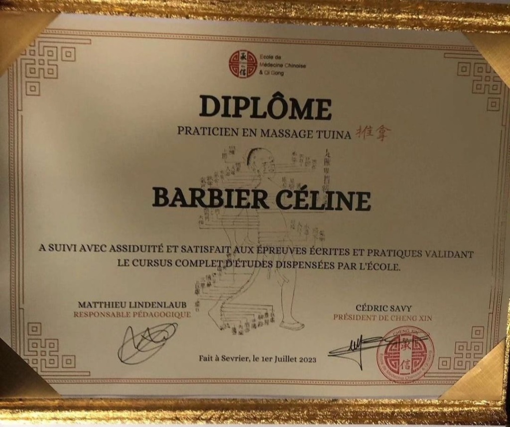 photo diplome Barbier Céline