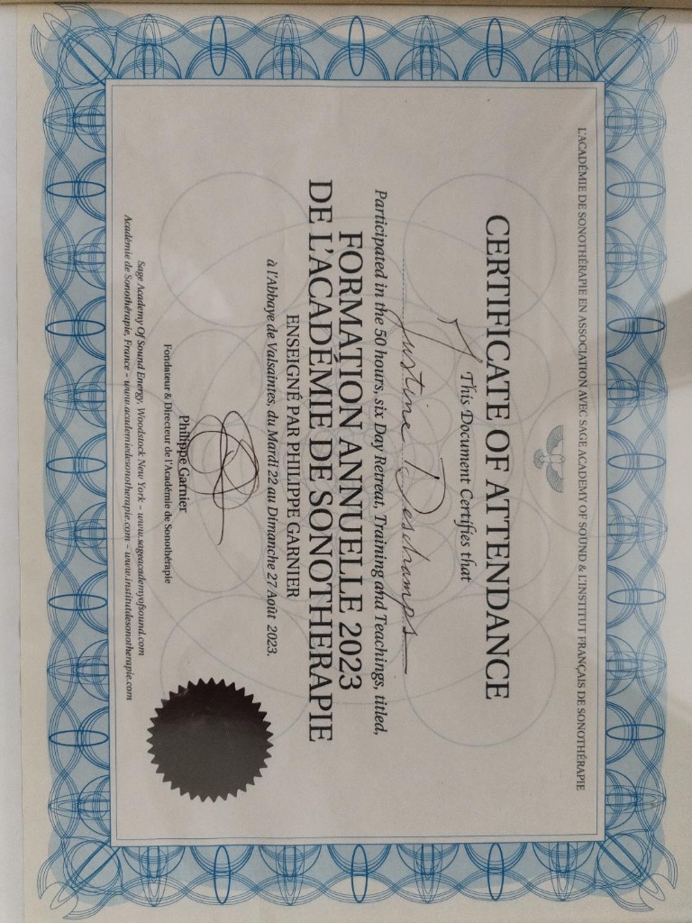 photo diplome Justine Deschamps