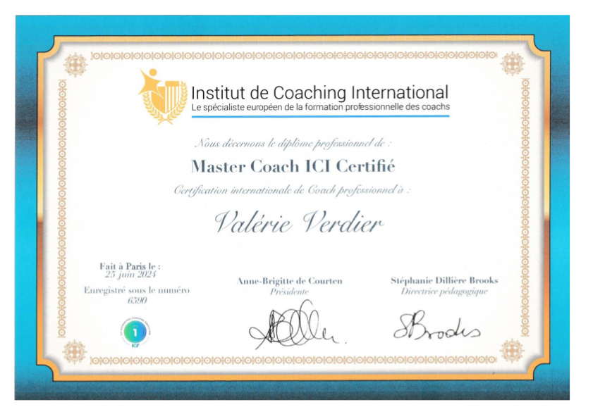 photo diplome Valerie Verdier