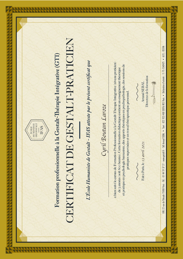 photo diplome Boutan-Laroze Cyril