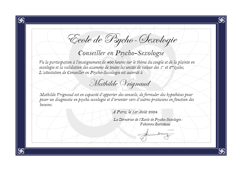 photo diplome Mathilde Vrignaud