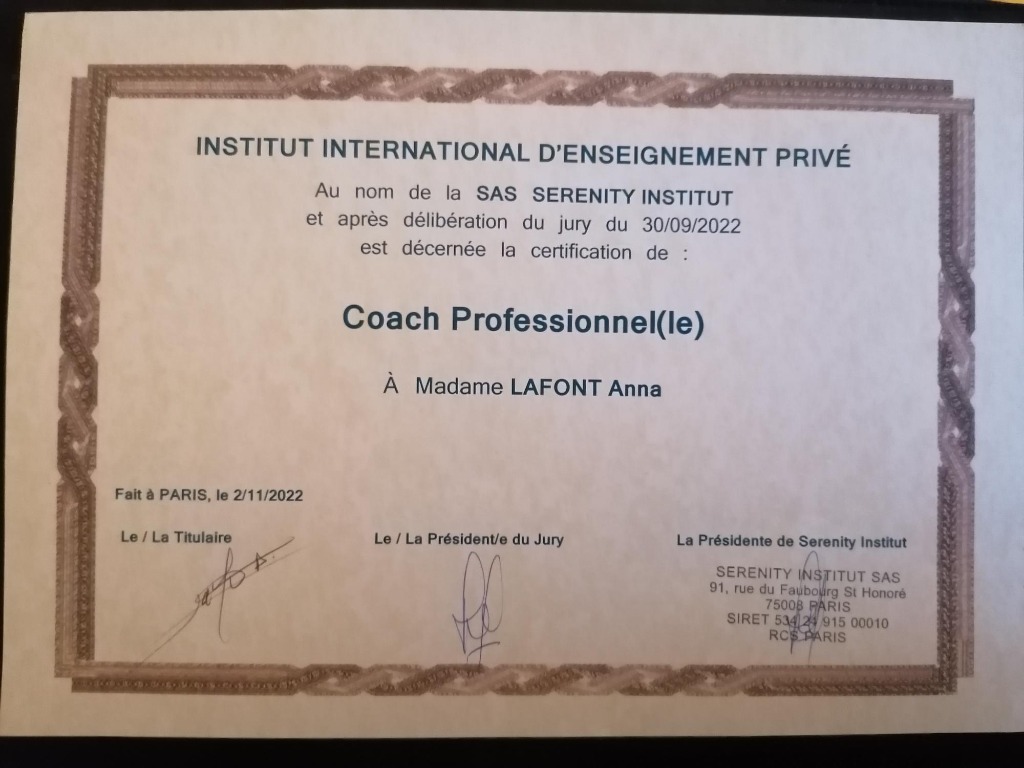 photo diplome Anna Lafont