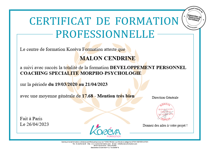 photo diplome L’Instant Carpe Diem