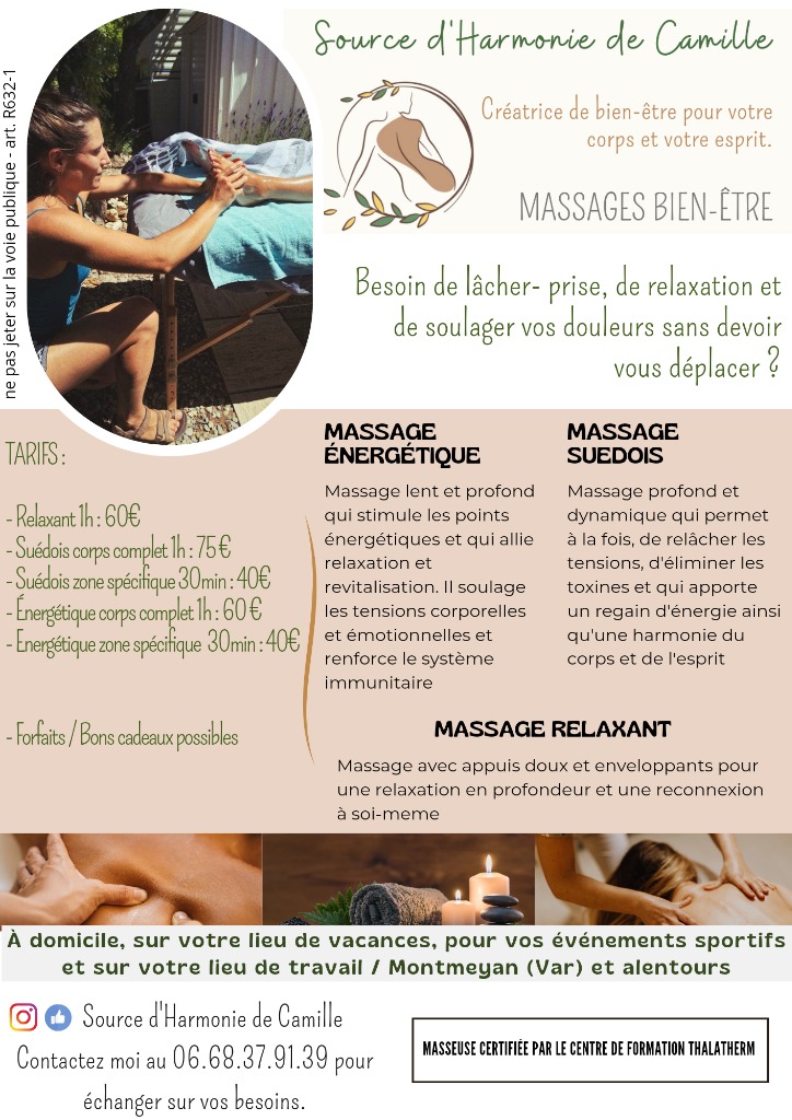 photo activite Source d’Harmonie de Camille 