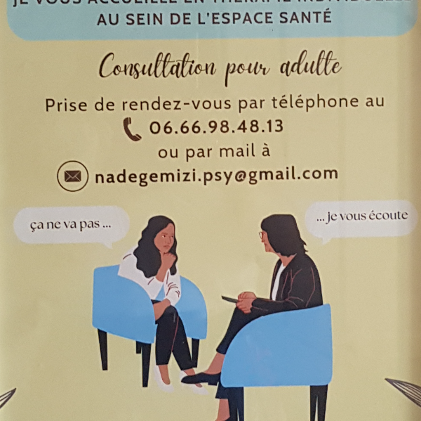 Nadège Mizi Psychologue Clinicienne