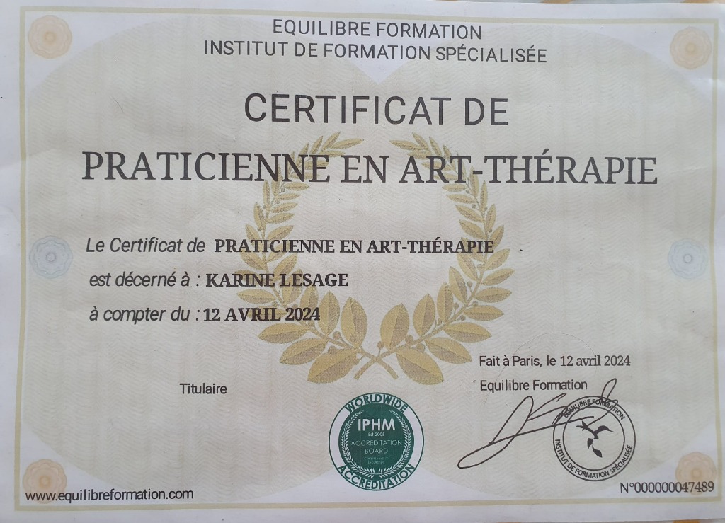 photo diplome Karine lesage