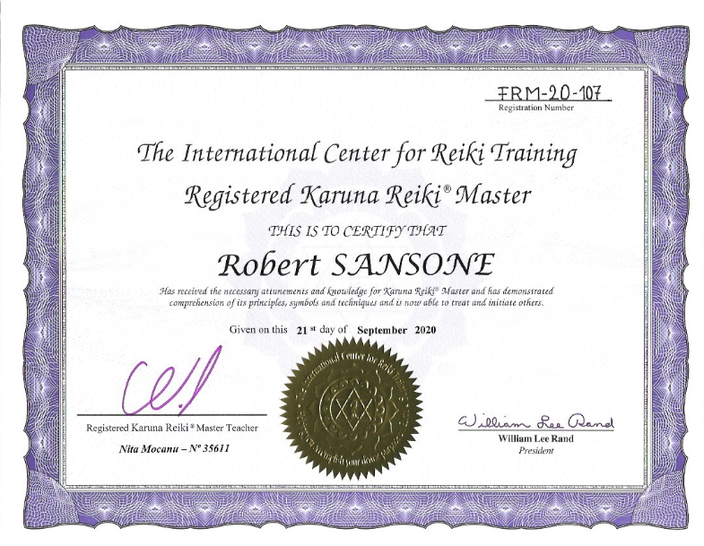 photo diplome ROBERT SANSONE